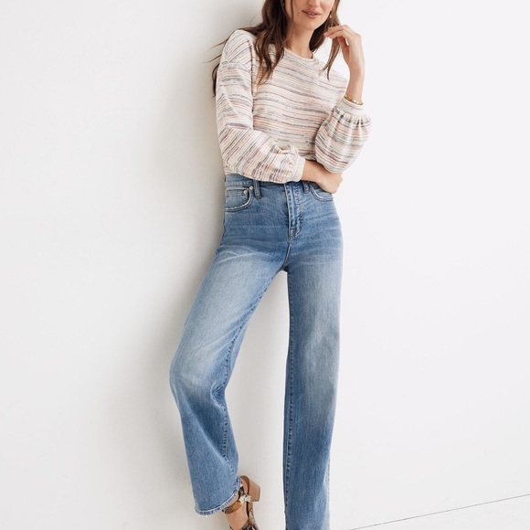 Madewell • SLIM WIDE-LEG ANKLE LENGTH Jeans - Picture 1 of 9
